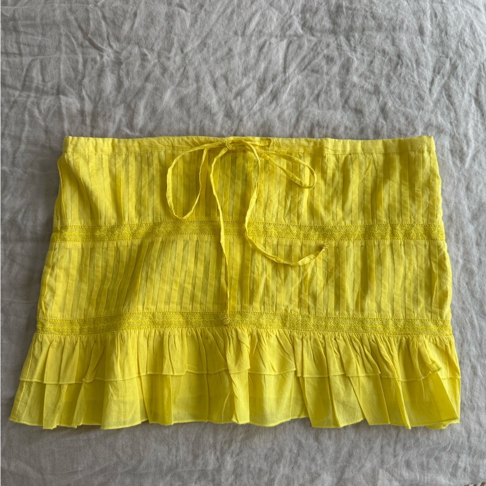 Heart Moon Star Sunny Yellow Skirt